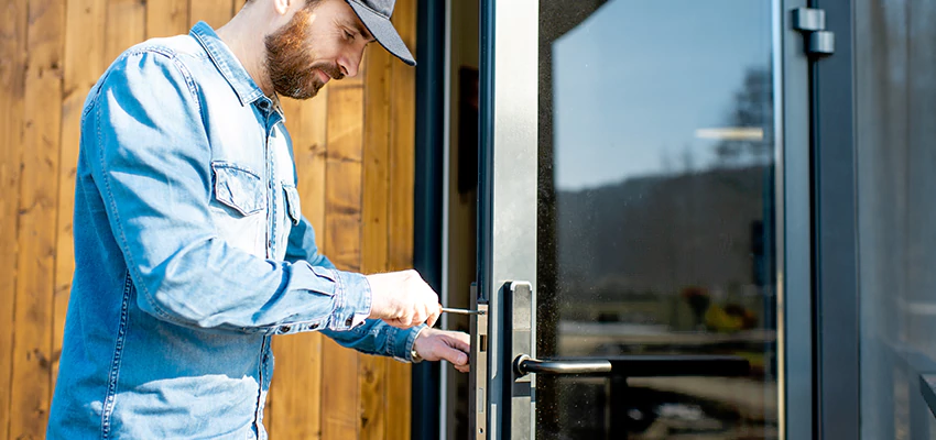 Frameless Glass Storefront Door Locks Replacement in Livermore, CA